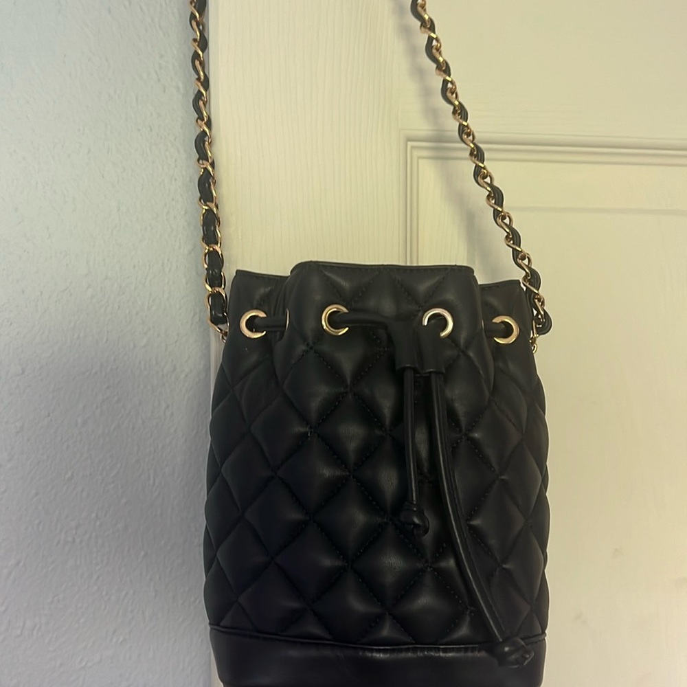 Panini leather bucket bag